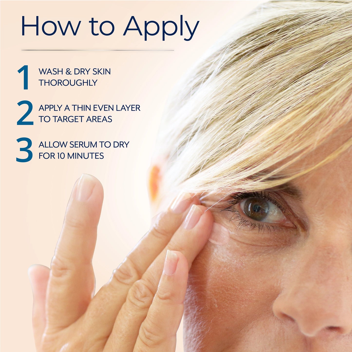 Plexaderm Rapid Reduction Serum — Instantly and visibly diminishes under-eye bags, wrinkles, dark circles, fine lines, and crow's feet; full-size product.